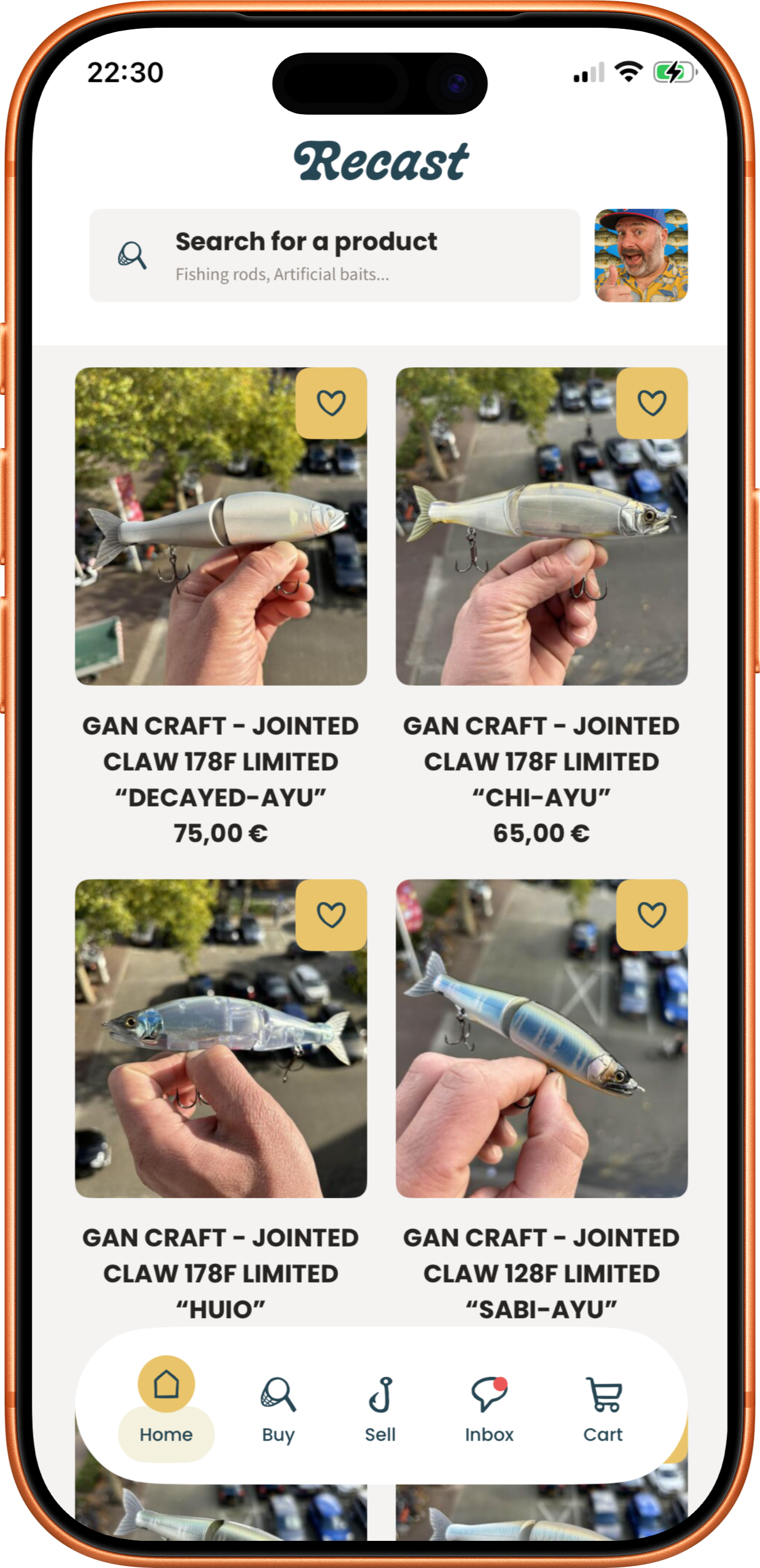 Recast on a phone